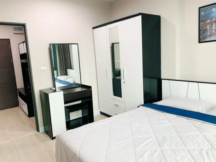 For rent, Metro Sky Prachachuen, fully furnished room in one place, plus high floor, good view, I can tell you that you have to move to reserve quickl