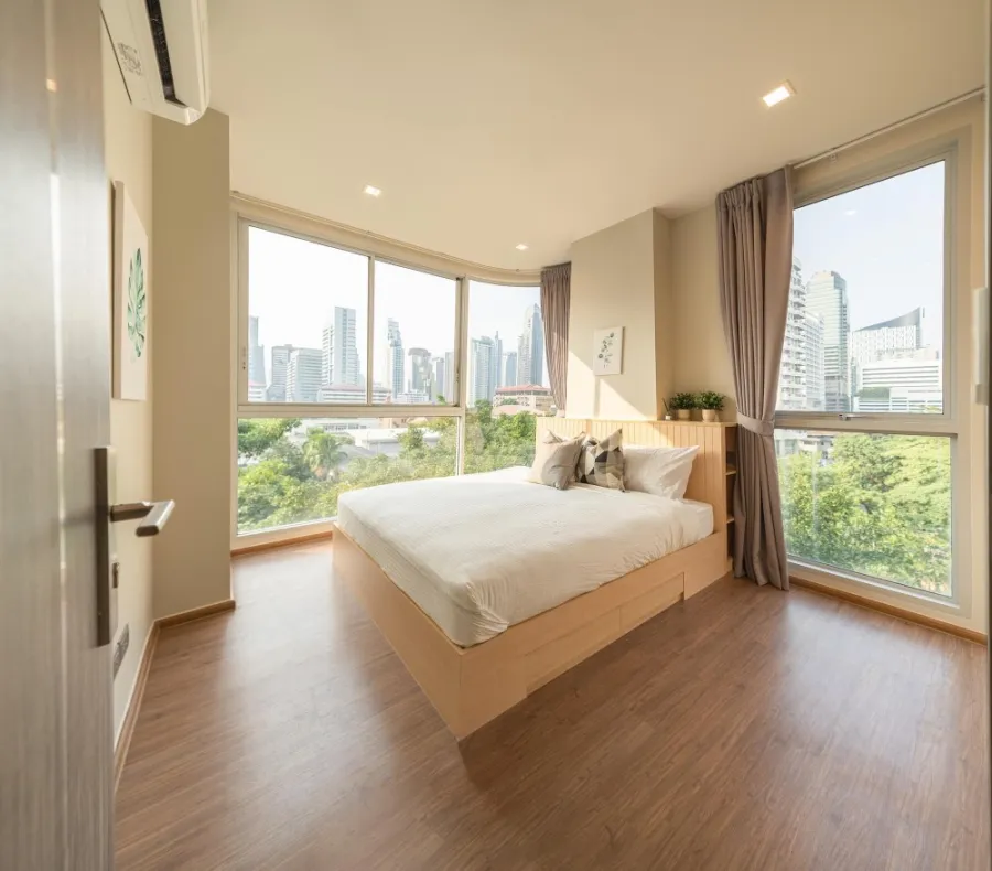 ให้เช่า คิว ประสานมิตร ห้องมุม ขนาดใหญ่จุใจ แต่งสไตล์ muji พร้อมสิ่งอำนวยความสะดวก ไม่จองไม่ได้แล้ว
