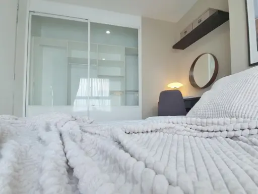 Condo for sale, The Parkland Taksin-Thapra, 22nd floor, Building B, corner room, beautiful room, super luxurious decoration.