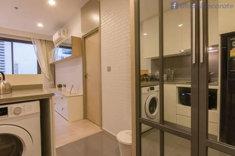 ให้เช่าคอนโดหรู M Thonglor 10 ขนาด 35 ตร.ม. ห้องสวย เฟอร์ครบ มีเครื่องซักผ้า ตกแต่งพร้อมอยู่