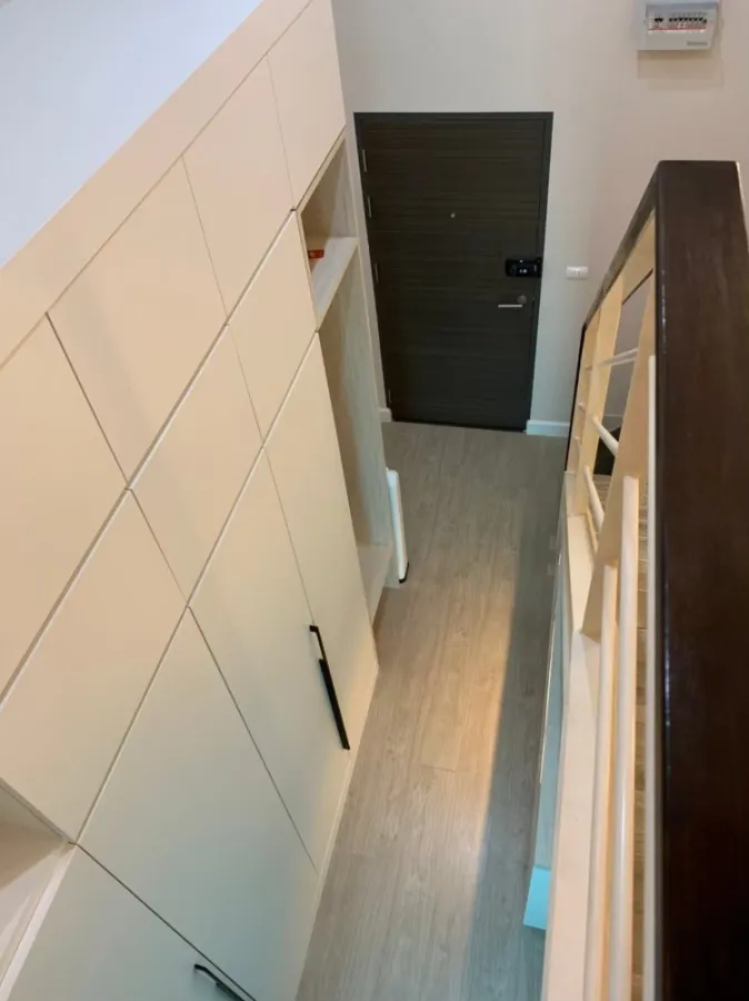Condo for sale, Metro Sky Prachachuen, 18th floor, beautiful room, well decorated. with furniture and electrical appliances