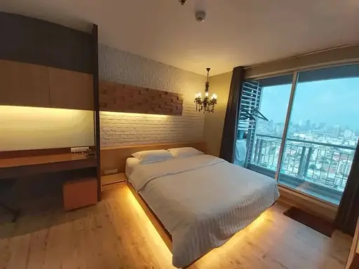 ขายคอนโด ริทึ่ม รัชดา ห้องแต่งสวย Renovate Built in ทั้งห้องแบ่ง layout เป็นสัดส่วนอย่างลงตัว วิวพาโนรามา จองเลย