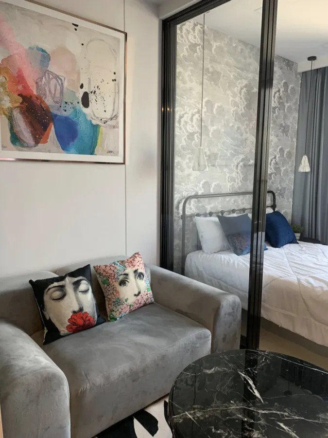 For rent condo One 9 Five Asoke-Rama 9 ห้องแต่งน่าอยู่ กั้นอยกเป็นสัดส่วน มาจองได้แล้ววันนี้ อย่าพลาด