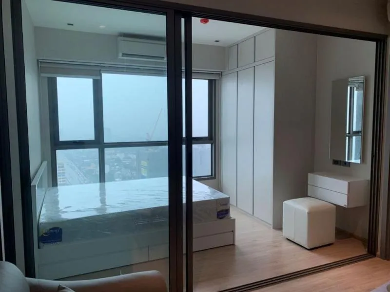 For Rent The Whizdom Station รัชดา-ท่าพระ ห้องขนาด 30.17 ตรม ชั้น 34 วิวสุดปัง พร้อมอยู่สุดๆ รีบเลย