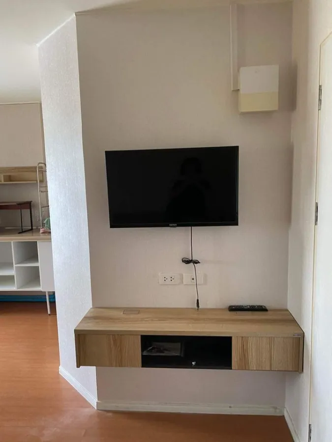 For rent, Lumpini Township, Rangsit, Khlong 1, nice partitioned room, fully furnished, has a built-in washing machine, hurry to reserve.