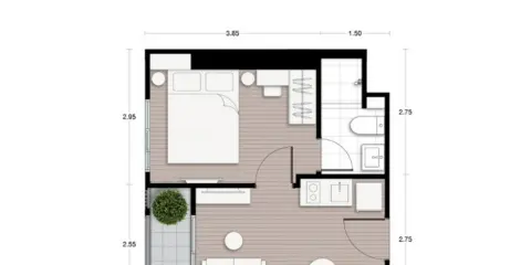 ขาย Nue District R9 ชั้น 8 ตำแหน่งดีที่สุดในชั้น แถมเฟอร์นิเจอร์ให้ครบ ครบ จบ ที่เดียว