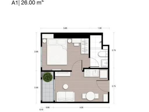 ขาย Nue District R9 ชั้น 8 ตำแหน่งดีที่สุดในชั้น แถมเฟอร์นิเจอร์ให้ครบ ครบ จบ ที่เดียว