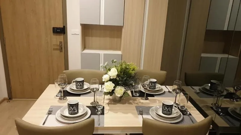 Condo for rent, Ideo O2, beautiful room, fully built, ready to move in, unblocked view, convenient transportation, near BTS, hurry