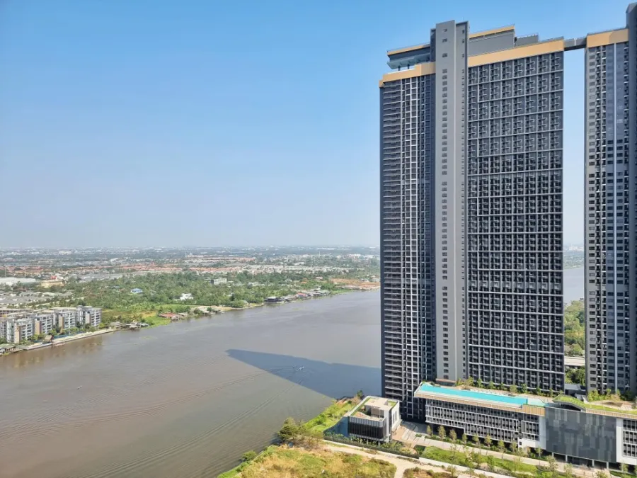 ขาย/ให้เช่า คอนโดหรูริมแม่น้ำเจ้าพระยา The Politan Rive ห้องเปล่า ทิศเหนือ ชั้นสูง วิวดี รีบมาจองเลย