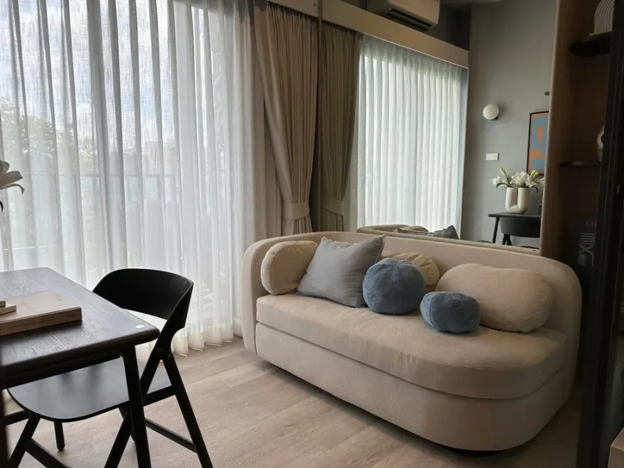 ขายดาวน์ COBE รัชดา-พระราม 9 ห้องมุม 1 Bedroom Plus ขนาด 39.38 ตร.ม. พร้อม Build-in Furniture จากโครงการ จองเลย