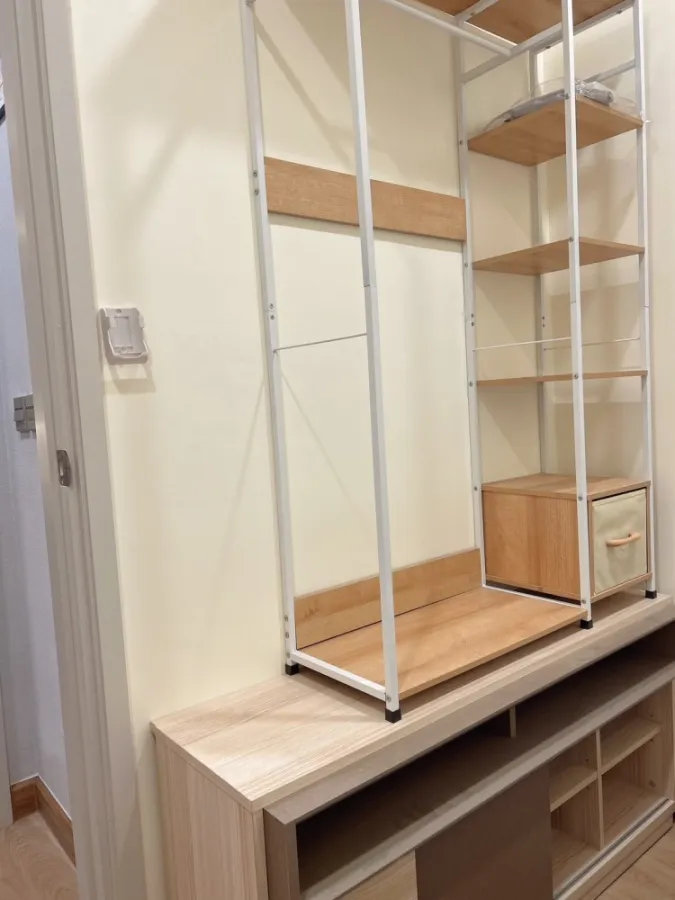 For rent!! Condo Jin Wellbeing County, room number 418, beautiful room, fully furnished, ready to move in, book now!!
