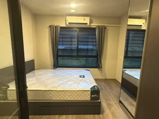 Condo for rent, monte rama 9, the room is partitioned. Perfectly divided into zones, friendly prices, hurry up and reserve it.