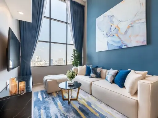 ขาย/ให้เช่า Knightsbridge Prime Sathorn ชั้น 41 วิวเมืองสวยมาก ห้อง DUPLEX ตกแต่งหรูหราสุดๆ จองเลย images