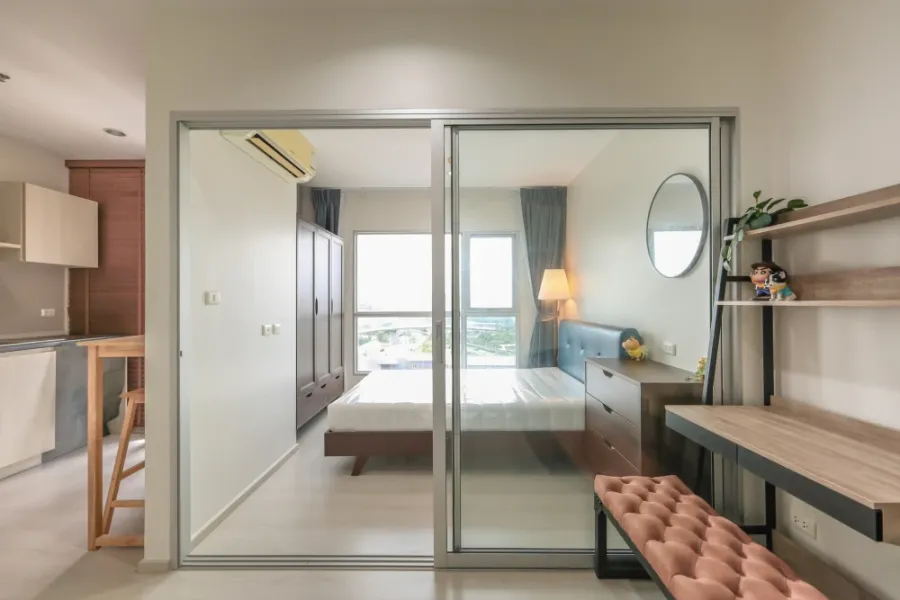 ขาย Aspire Sathorn-Taksin (Timber Zone) ห้องชั้นสูง เฟอร์พร้อม หิ้วกระเป๋ามาได้เลย+++