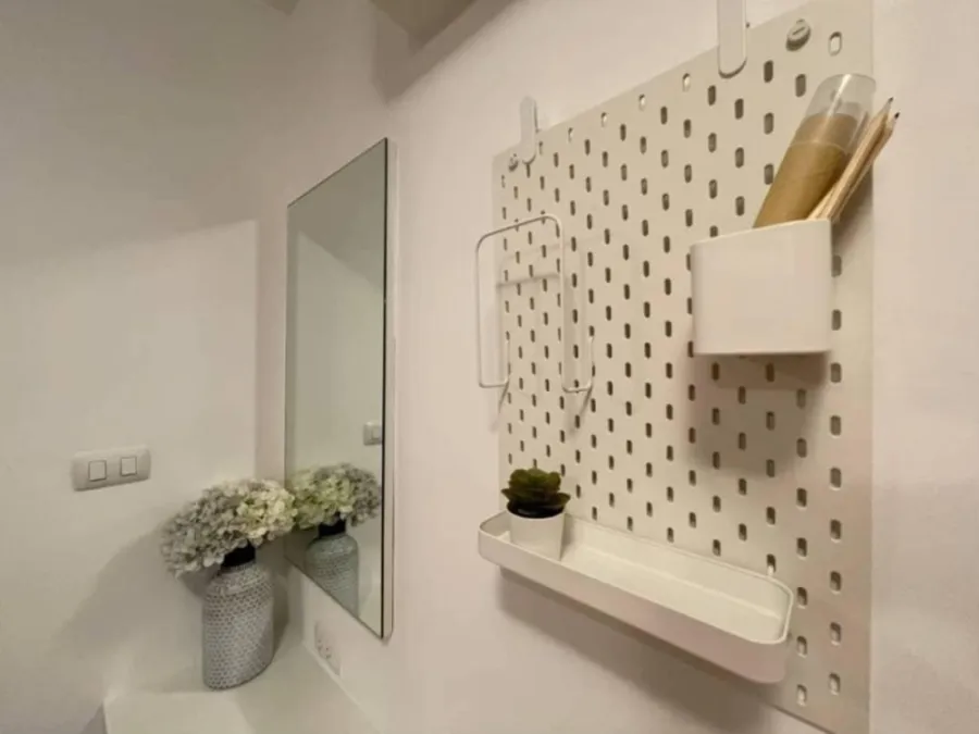 For rent, I Condo Salaya Phase 2, room ready to move in, white tone, easy on the eyes, affordable price, hurry and reserve.