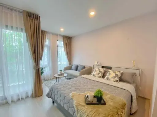 For sale Aspire Asoke - Ratchada ตกแต่งสไตล์ Modern & Paris พร้อมเฟอร์นิเจอร์ และเครื่องใช้ไฟฟ้าครบ