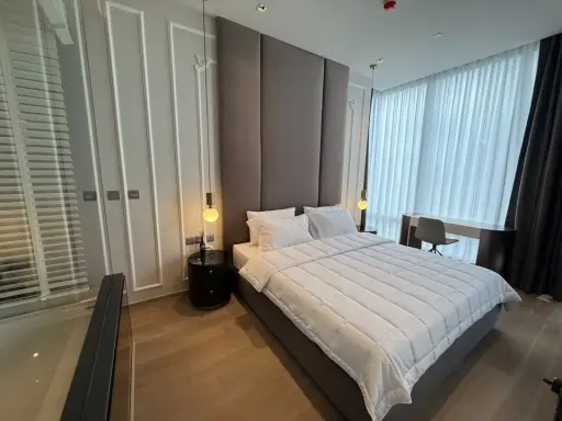 For rent: ASHTON SILOM, 31st floor, river view and ICONSIAM fireworks, fully furnished, I'm telling you, if you miss out, you'll regret it. images