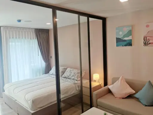 Kave town space ให้เช่า ห้องกว้าง พื้นที่เยอะมาก ได้เฟอร์นิเจอร์จุกๆ แถมแต่งสวยเวอร์ ไม่จองพลาดมากกก