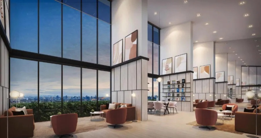 Down payment sale, The Livin Ramkhamhaeng, swimming pool view. If you are interested in becoming an owner, hurry up and reserve it. Don't miss it. Hur