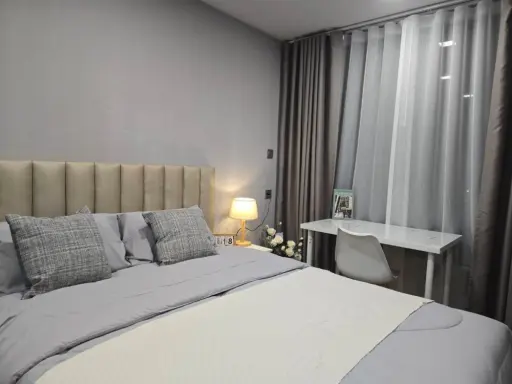 ให้เช่า Kave Town Colony ชั้น 8 วิวนอก ห้องแต่งครบ พร้อมเข้าอยู่ได้ทันที จองเลย ด่วนๆ