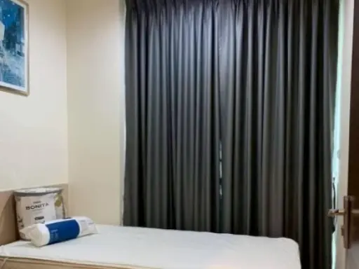 For rent: Rhythm Ratchada, 9th floor, corner unit, fully furnished, ready to move in. Book now!