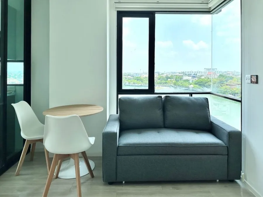 For rent: Atmoz Ladprao 71, 8th floor, 1 Bedroom Exclusive room, fully furnished, livable, great view, book now, urgent.