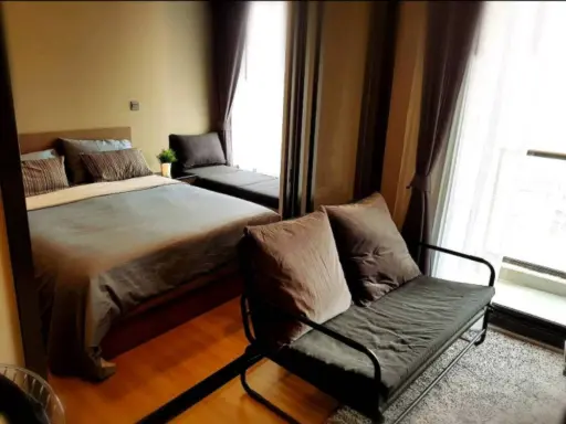 Condo for rent, M Jatujak, fully furnished, ready to move in, easy to travel, don't wait, book now!!