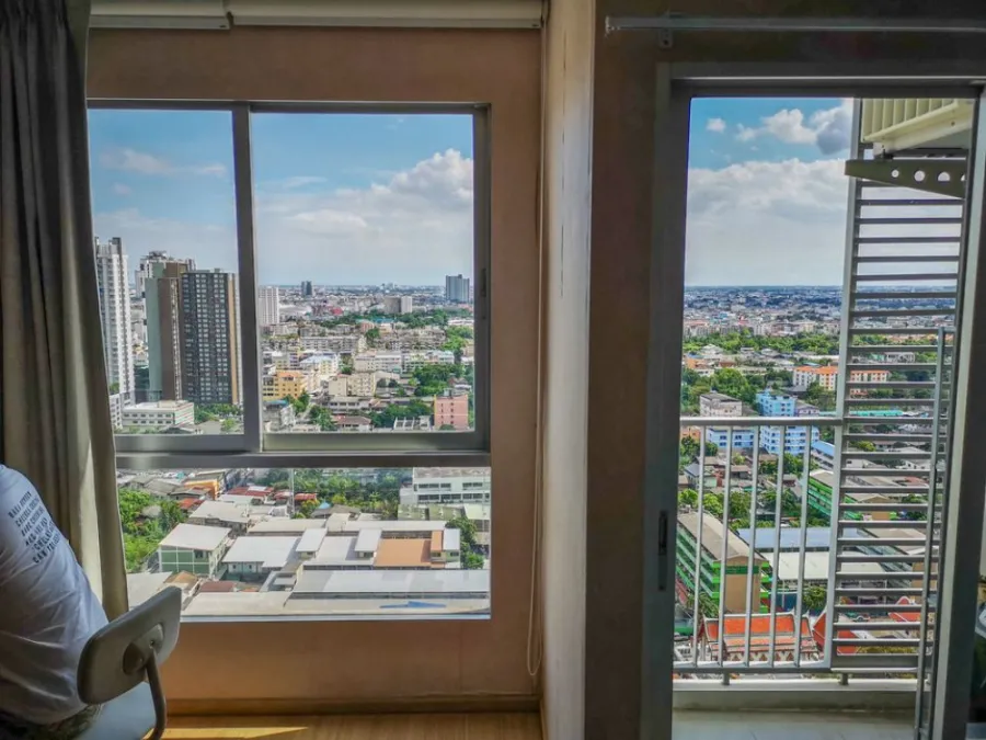 Sell ​​/ rent Condo Casa Ratchada-Ratchapruek, studio room 27 sqm., decorated in Minimal style, plus the best view, hurry up