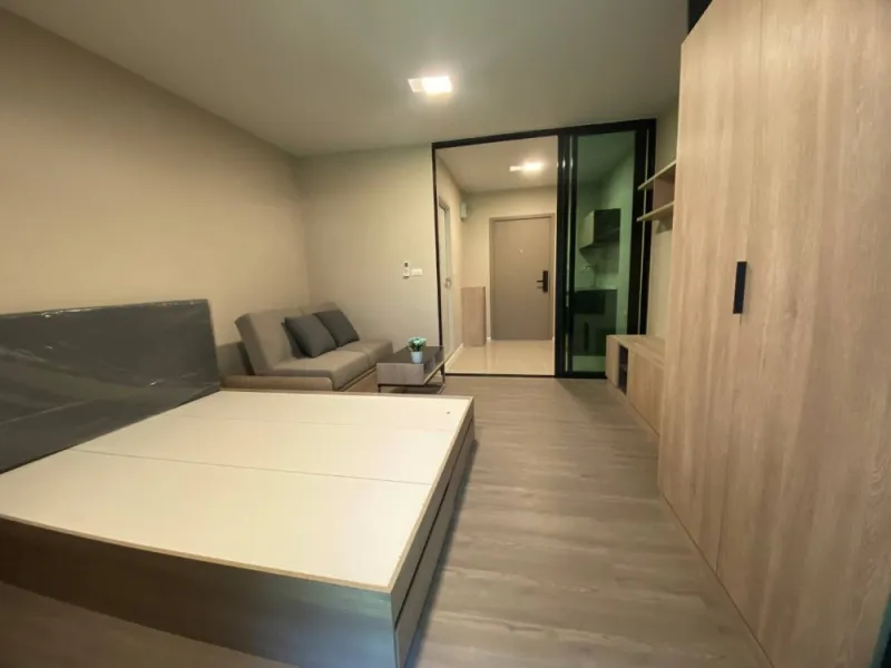 ให้เช่า Dcondo Campus-Hideaway Rangsit Phase 4 ห้อง Studio เฟอร์นิเจอร์ Built-in ครบจบในห้องเดียว