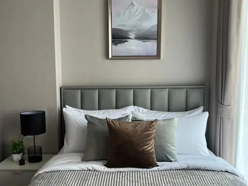 Condo for rent, Ideo Chula-Samyan, nice room decorated in modern style. Smooth color, good price, hurry up to reserve.