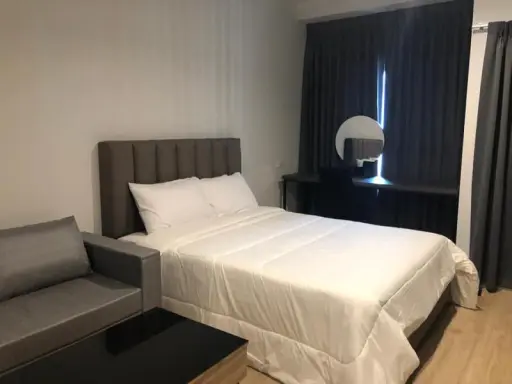 This room is ready for everything. At this price, do not let it be missed. Ideo New Rama 9 for rent. images