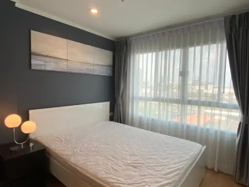 For rent urgently!! Condo Lumpini Ville Lasalle-Bearing, fully furnished, good location, convenient to travel, book now!!