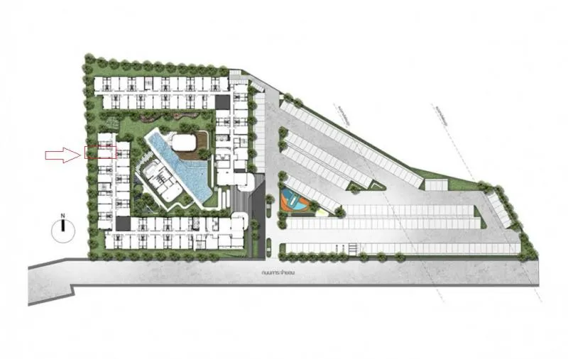 ขายถูกสุดๆ D condo campus rangsit ชั้น 2 ตึก A ราคารวมบวกแล้ว 1,820,000 บาทสมราคา ห้องสวย ขายด่วน