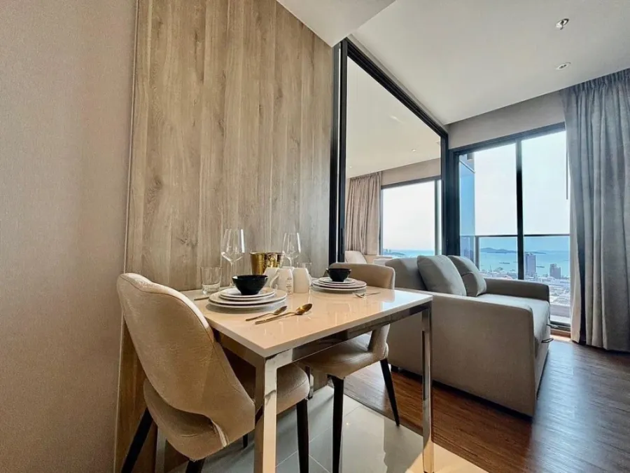 Condo for rent ONCE PATTAYA, high floor, fully furnished, full amenities, sea view, hurry and reserve now!