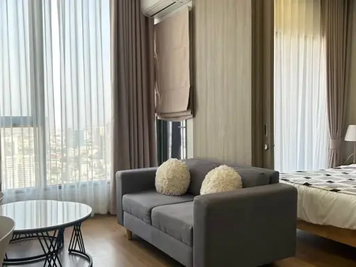For rent: Cloud Thonglor-Phetchaburi, 35th floor. Beautiful room with unobstructed view. Fully furnished with all appliances. Viewing appointments ava
