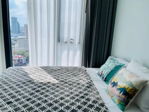 For rent เดอะไลน์ พหล-ประดิพัทธ์ ชั้นสูง วิวโล่ง ตกแต่งเรียบง่าย ดูแล้วสบายตา อยู่แล้วสบายใจ จองเลย images
