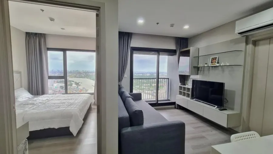 ขาย The Politan Rive 2 ห้องนอน ชั้น 44 วิวแม่น้ำเจ้าพระยา ห้องแต่งสวย น่าอยู่ จองเลย ด่วนๆ
