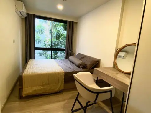 For rent Maestro 03 Ratchada-Rama 9, 2nd floor, beautiful room, elegant, looks expensive!! Furnished + electrical appliances complete quickly.