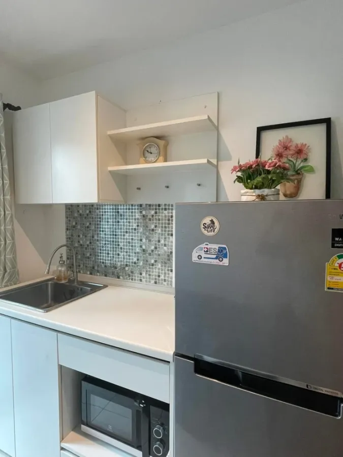 For rent: ICondo Serithai Green Space, 1 bedroom, 1 bathroom, 3rd floor, good location, convenient transportation, hurry and reserve now!
