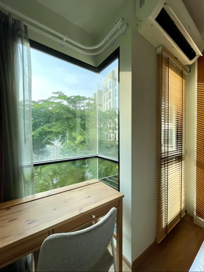 คอนโด ยูนิโอ สุขุมวิท 72 วิวสวน ห้องตกแต่งโทนมินิมอล มินิใจ น่านอนสุดๆ พร้อมครัวแยกอย่างดี จองเลย