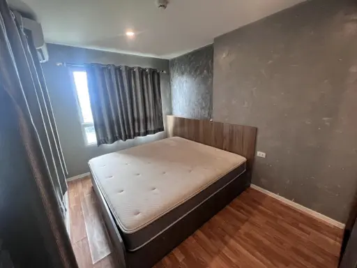 Condo for rent, Lumpini Ville Phatthanakan-Srinakarin, north, good view, no building blocks, fully furnished, urgently