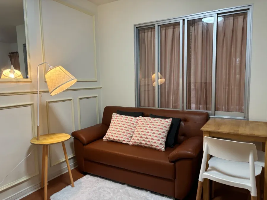 For rent: LUMPINI CONDOTOWN RAMINDRA - LAKSI, 3rd floor, garden view, fully furnished, ready to move in. Book now!