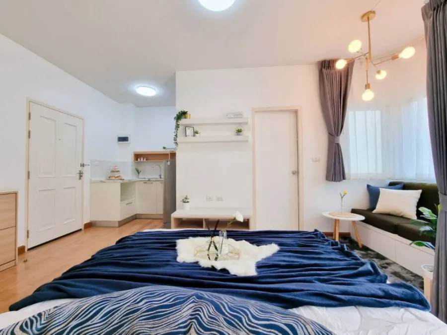 Sell My Condo Ladprao 27 near MRT Lat Phrao, newly decorated, luxurious, comfortable, fully furnished, hurry to reserve!!