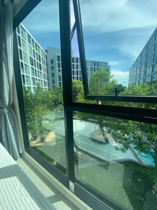 ขาย ให้เช่า คอนโด Atmoz Oasis Onnut 1 BEDROOM EXTRA ชั้น 3 วิวสระน้ำ มาเป็นเจ้าของได้แล้ว