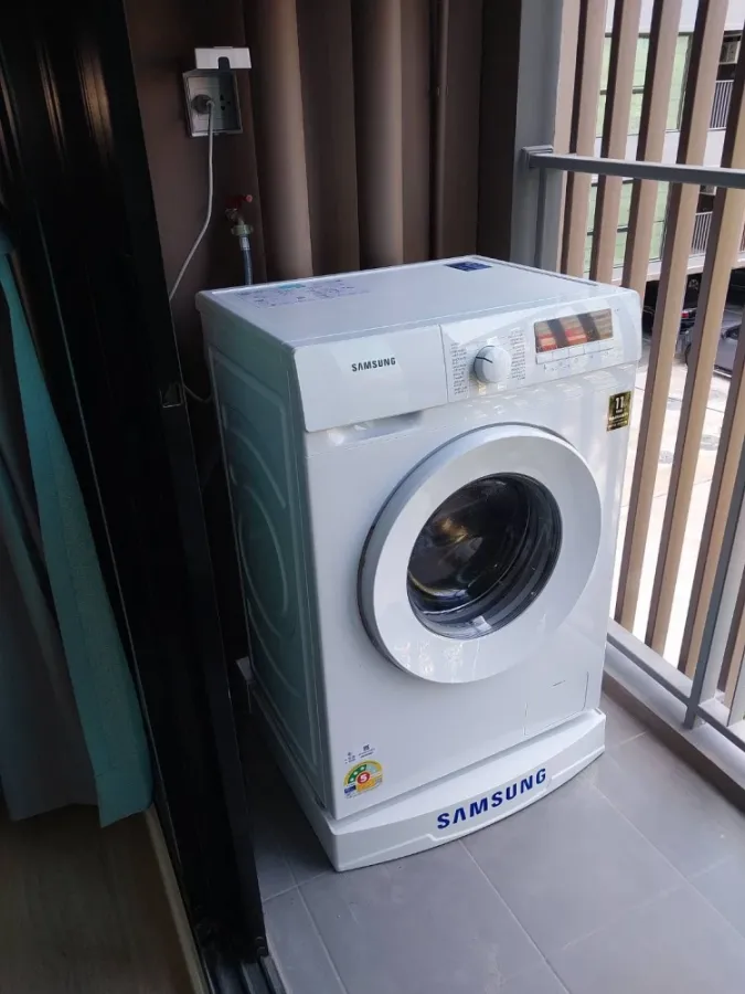 Condo for rent, Atmosh Min Buri. Ready to move in, fully furnished with appliances. Just bring your personal belongings.