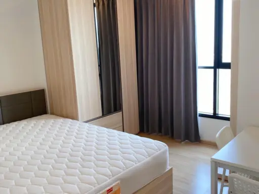 Condo for rent, The Base Rama 9 - Ramkhamhaeng, city view, clear view, unblocked view, separated room