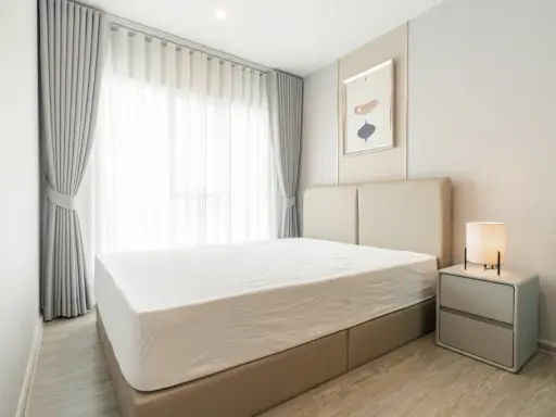 Condo for rent, Regent Home Bangna, 21st floor, view of Bang Krachao River bend, Chao Phraya River, fully furnished, ready to move in, come reserve no