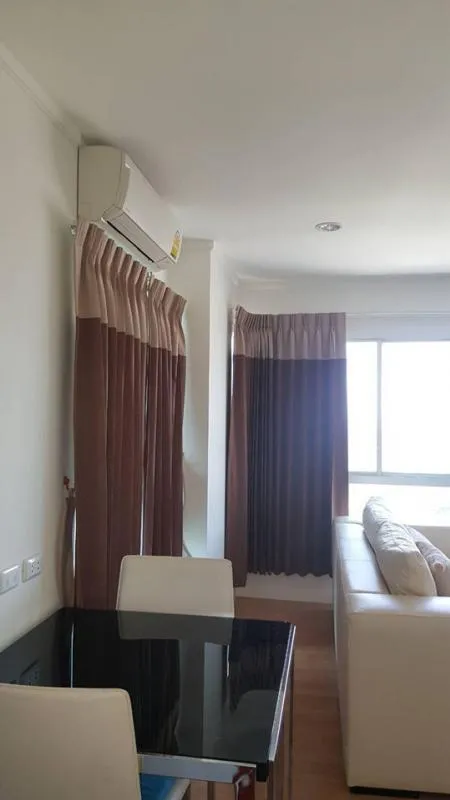 Condo for sale Lumpini Ville Chaengwattana, Pak Kret, corner room, next to the balcony, 180 degree view full river view