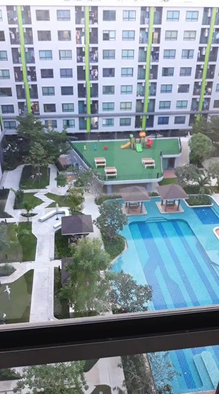 ปล่อยเช่าคอนโด Grene ดอนเมือง-สรงประภา ชั้น8 ห้องมุม เงียบสงบ วิวสระน้ำสวยมากก