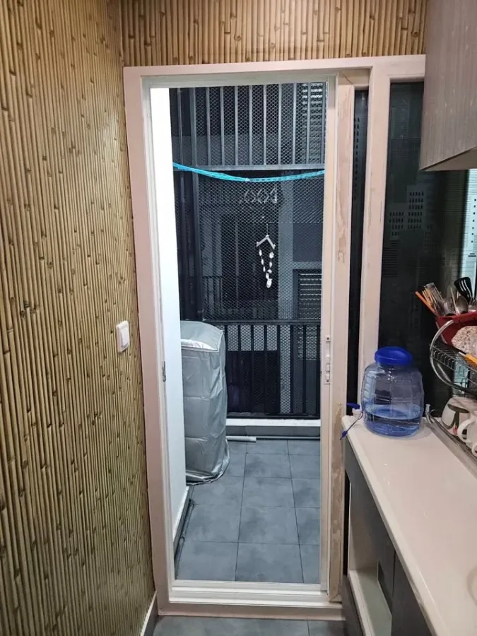 For sale: Budget Condo Tiwanon, 1 bedroom, large balcony, inside, sheltered from the sun, not hot, beautiful room, in good condition, don't miss out.